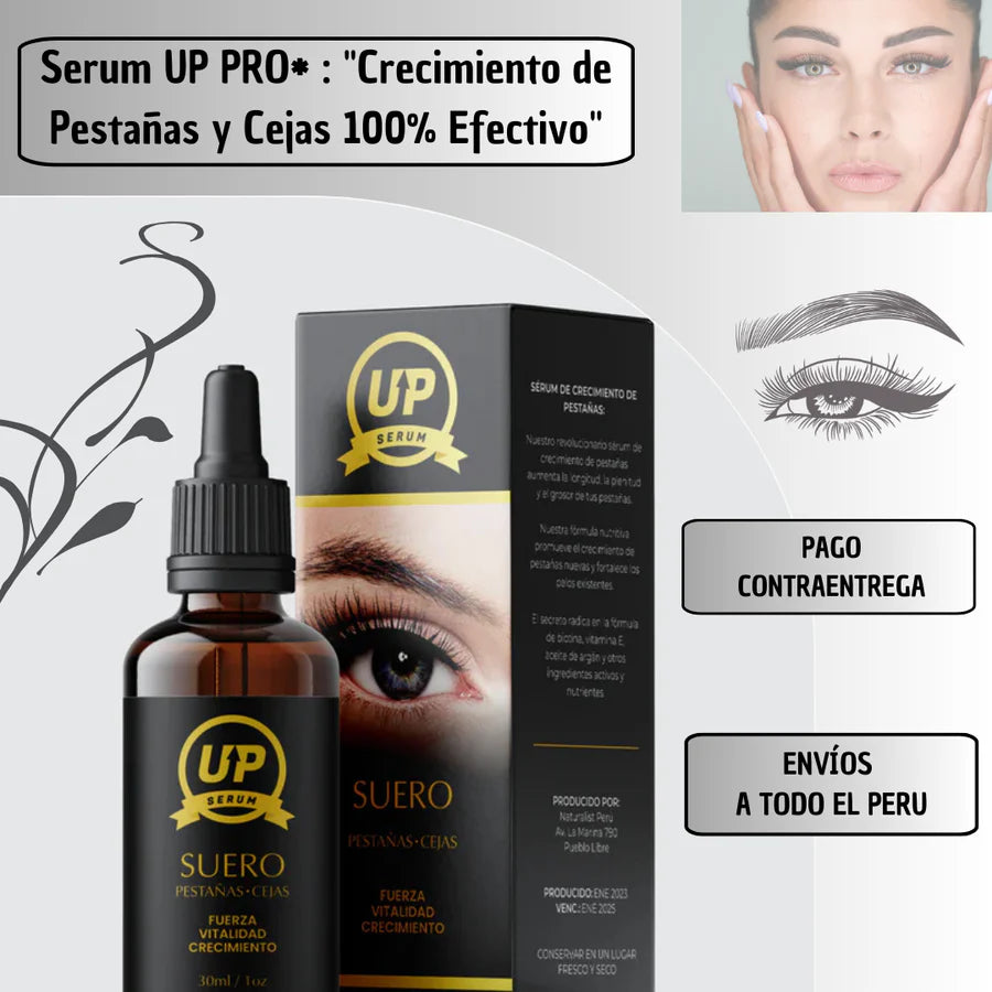 SERUM UP PRO® Alargamiento de pestañas y cejas